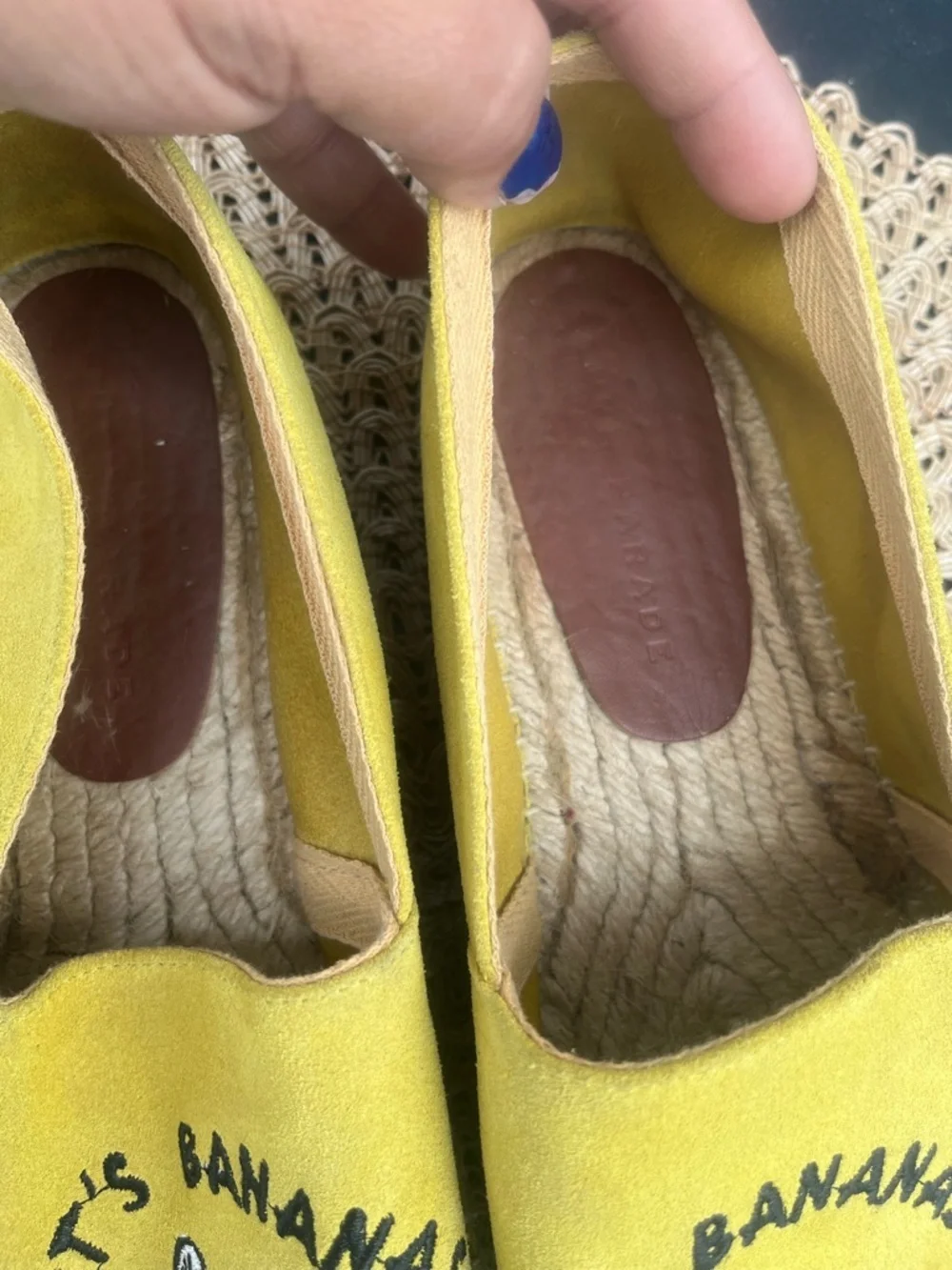 anthropologie south parade yellow canvas